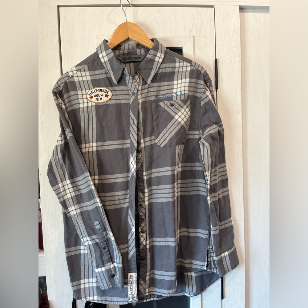 Harley Davidson Button Down - image 1
